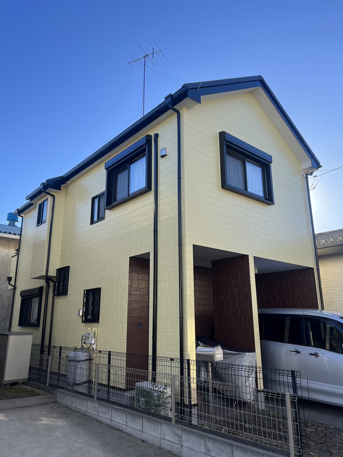 朝霞市　S邸　外壁塗装・屋根上葺き工事
