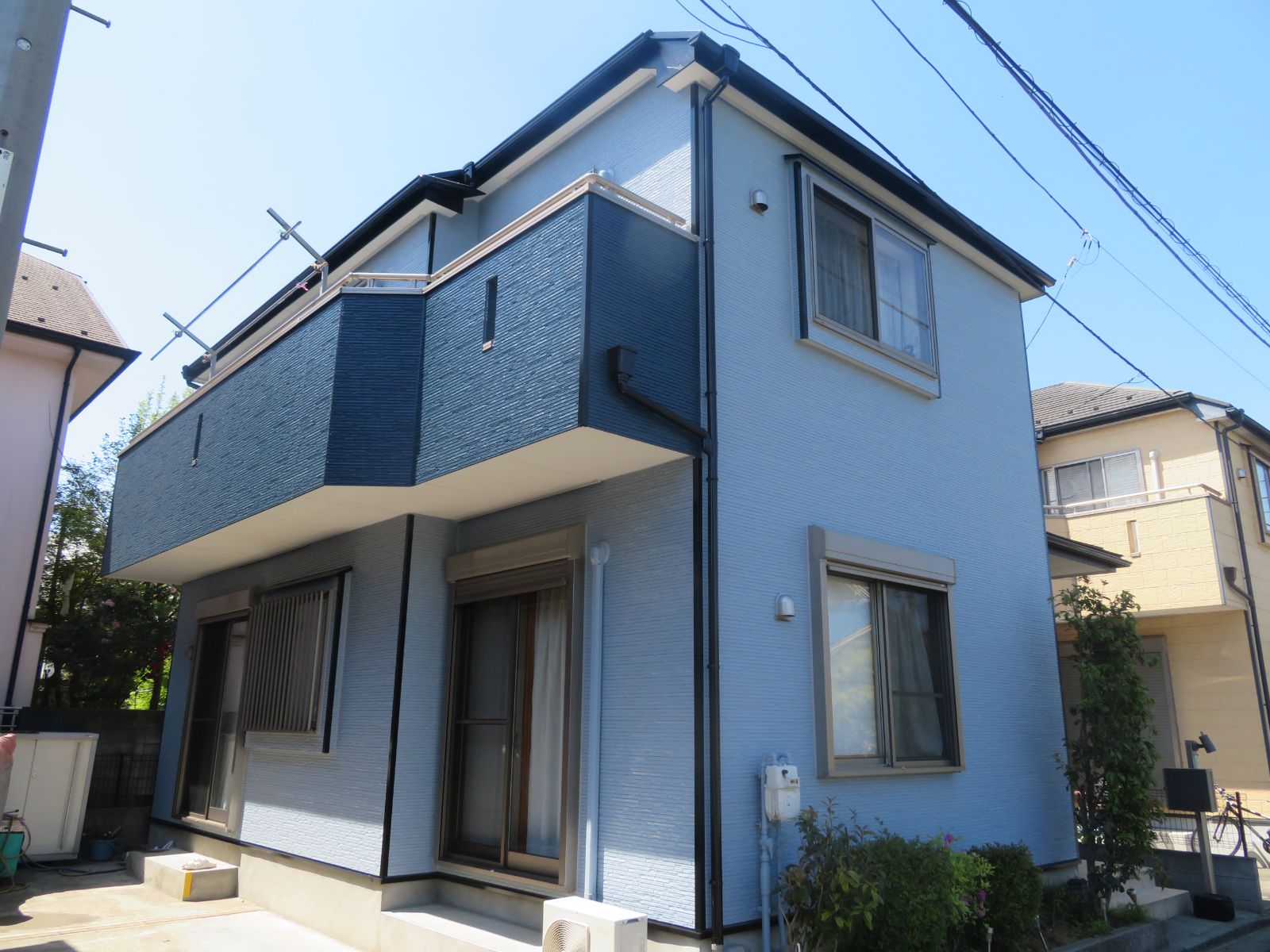新座市　I邸　外壁屋根塗装工事