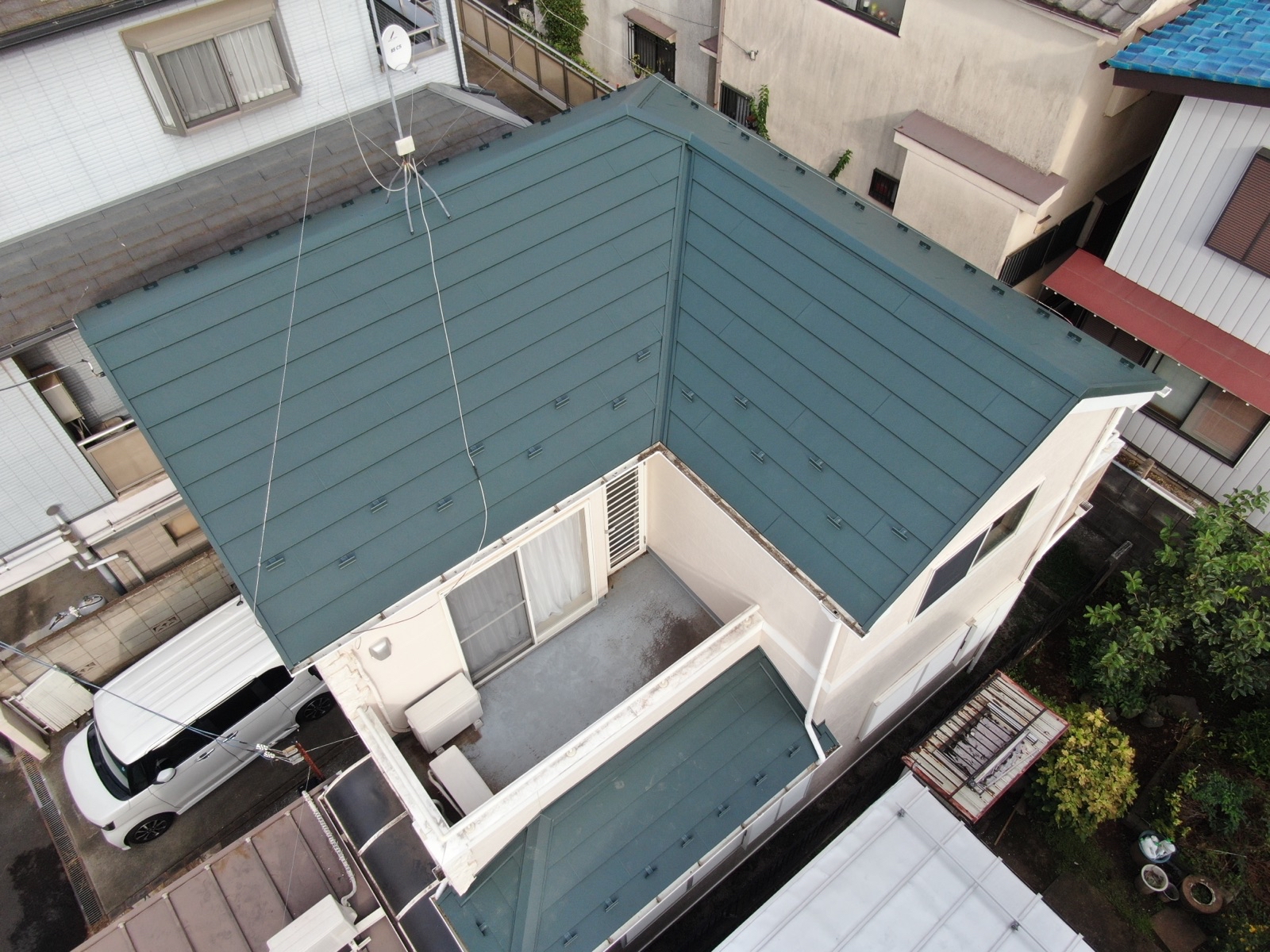 ふじみ野市　T邸　屋根上葺き工事