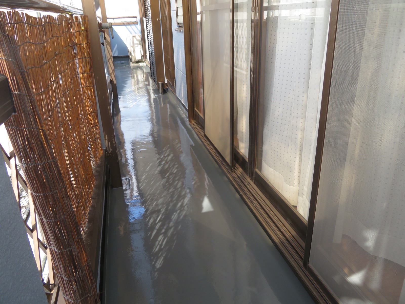 ふじみ野市　A邸　外壁塗装、屋根上葺き、ベランダ防水工事