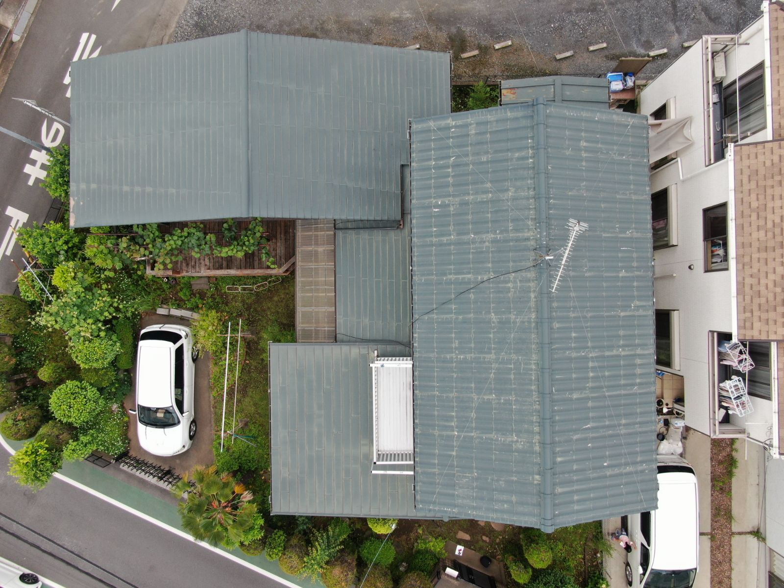 ふじみ野市　S邸　外壁屋根塗装、軒天井張替え工事