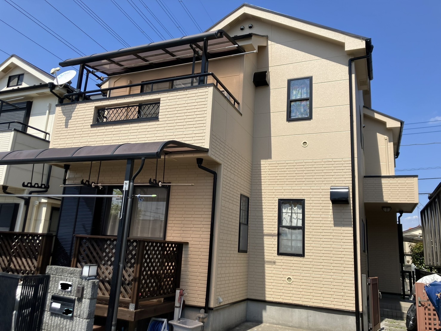 新座市　F邸　外壁屋根塗装工事