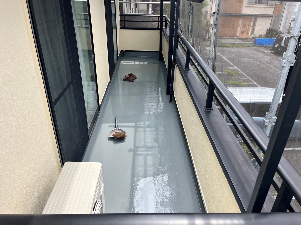 練馬区　M邸　外壁屋根塗装、ベランダ防水工事