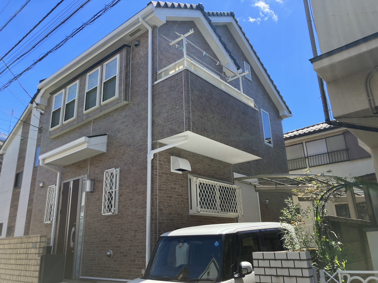 西東京市　T邸　外壁塗装、ベランダ防水工事