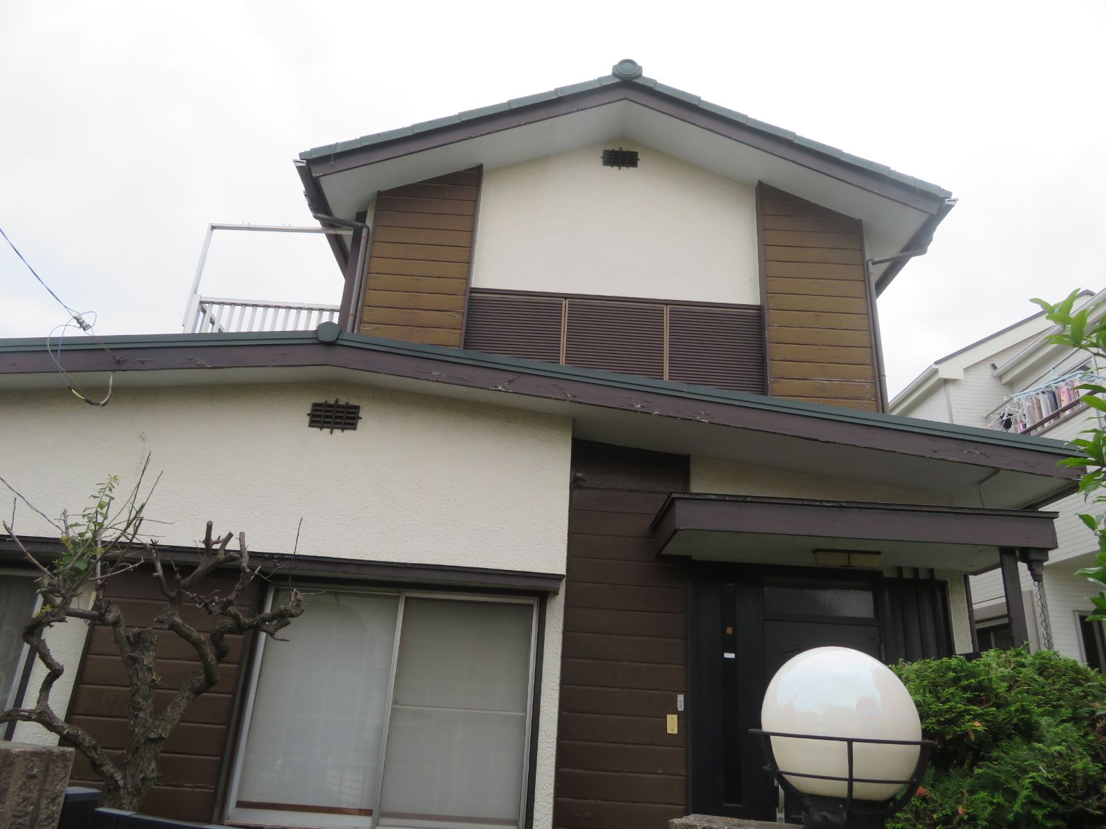 ふじみ野市　S邸　外壁屋根塗装、軒天井張替え工事