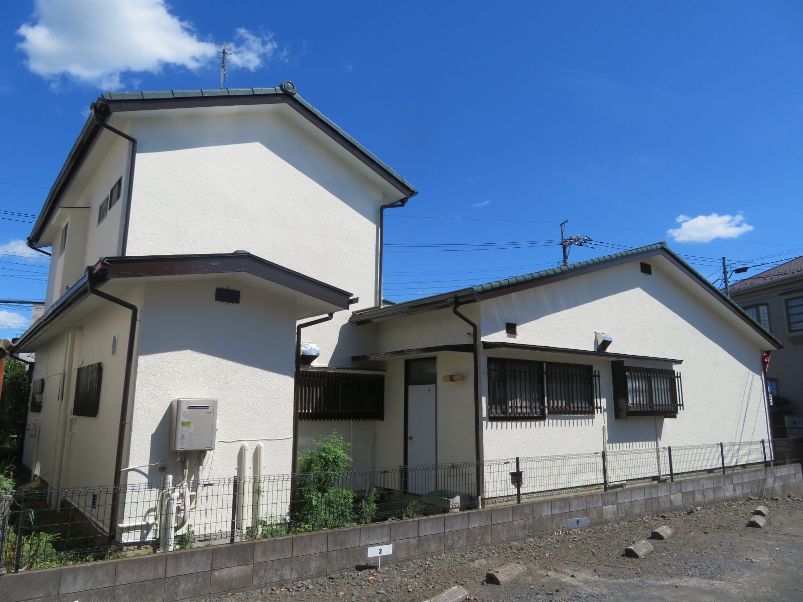 ふじみ野市　S邸　外壁屋根塗装、軒天井張替え工事