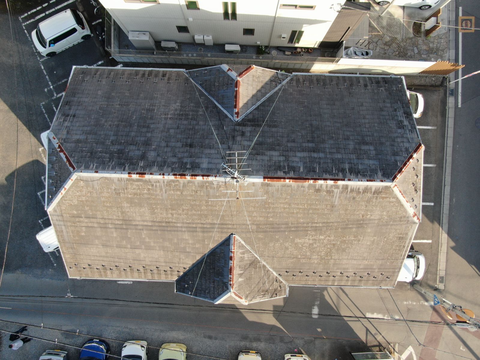 川越市　アパート　外壁塗装　屋根塗装
