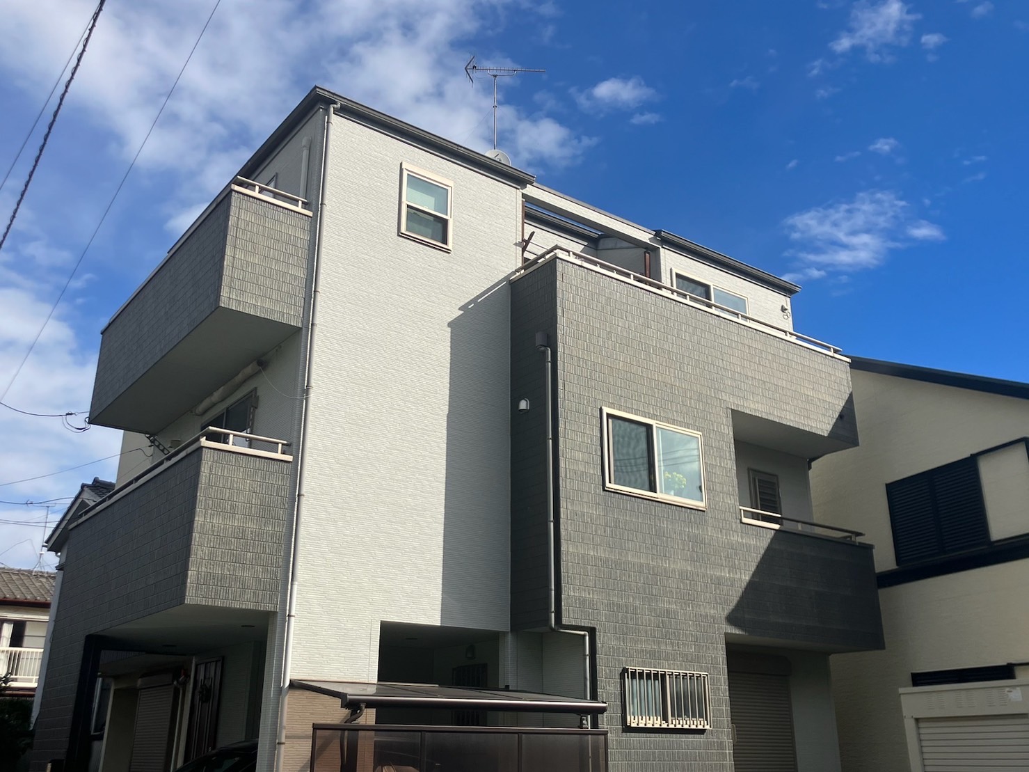 志木市　W邸　外壁屋根塗装工事