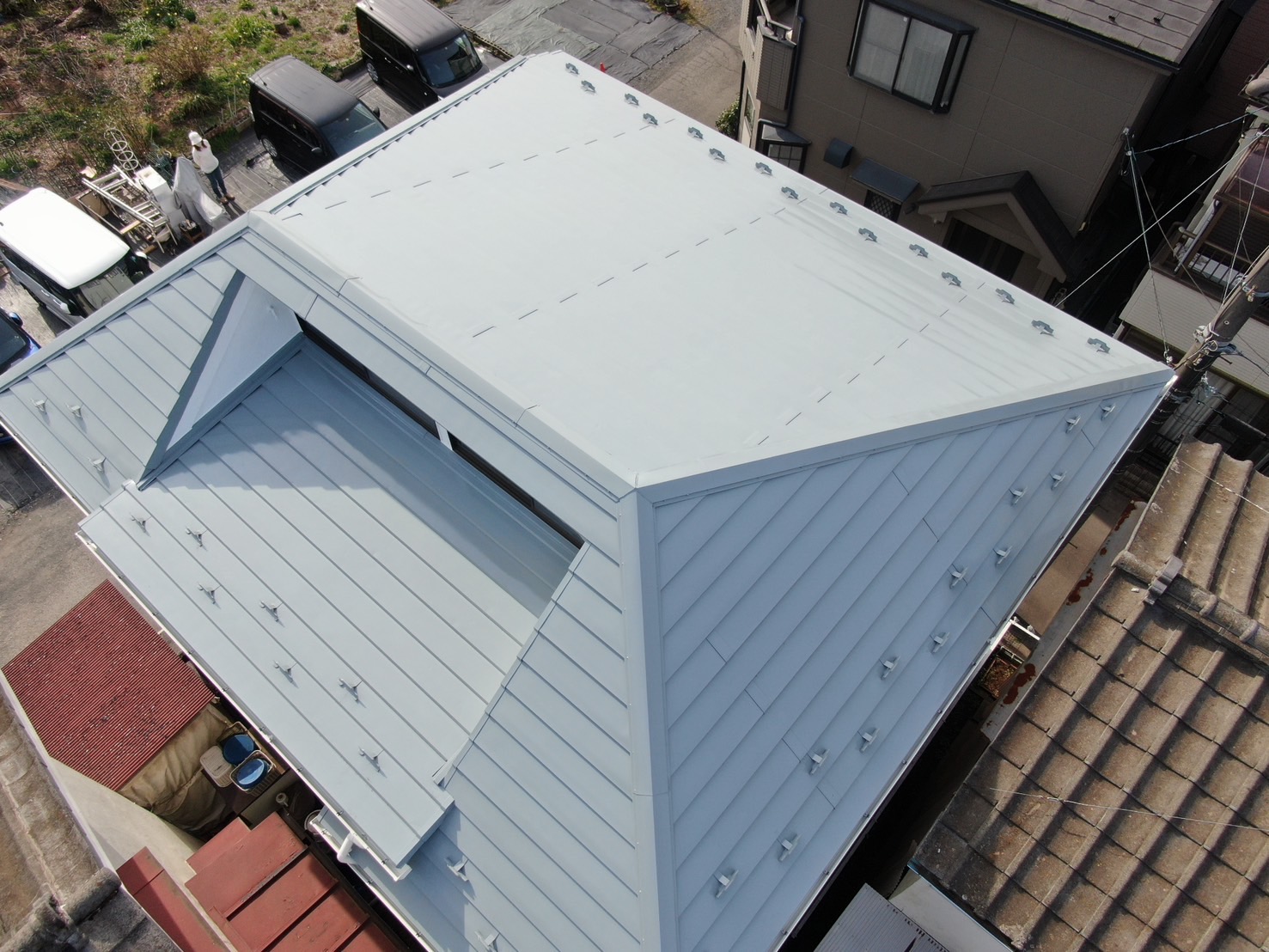 ふじみ野市　N邸　外壁屋根塗装、雨樋交換、屋根棟板金交換工事