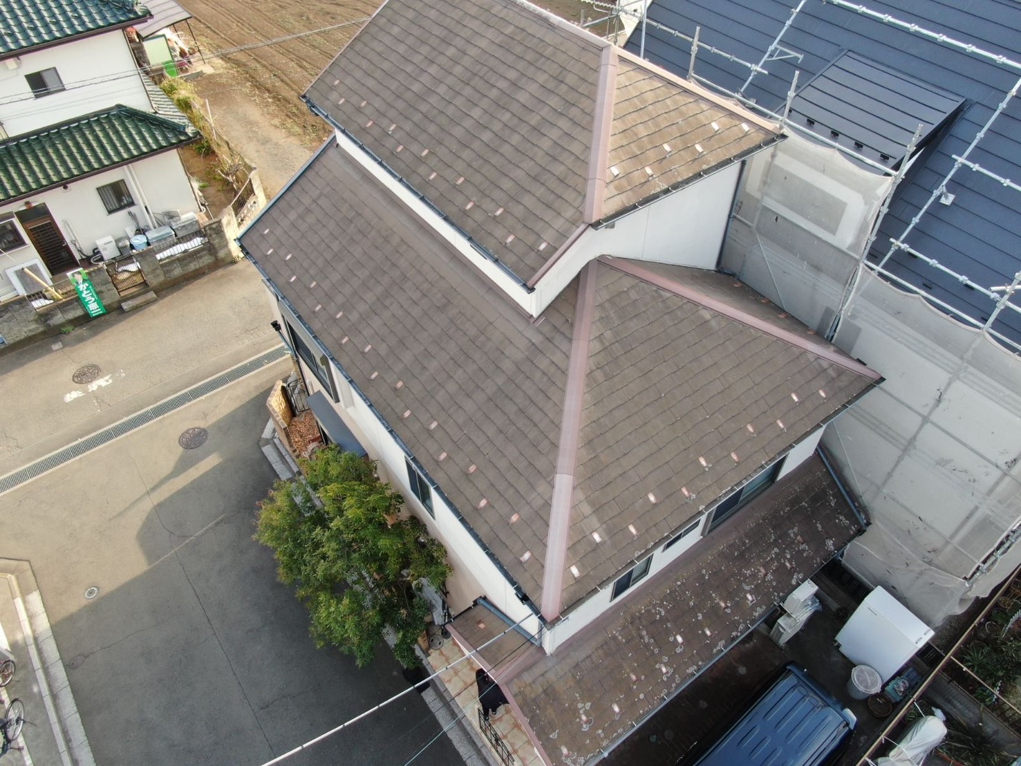 ふじみ野市　S邸　外壁塗装・屋根上葺き工事