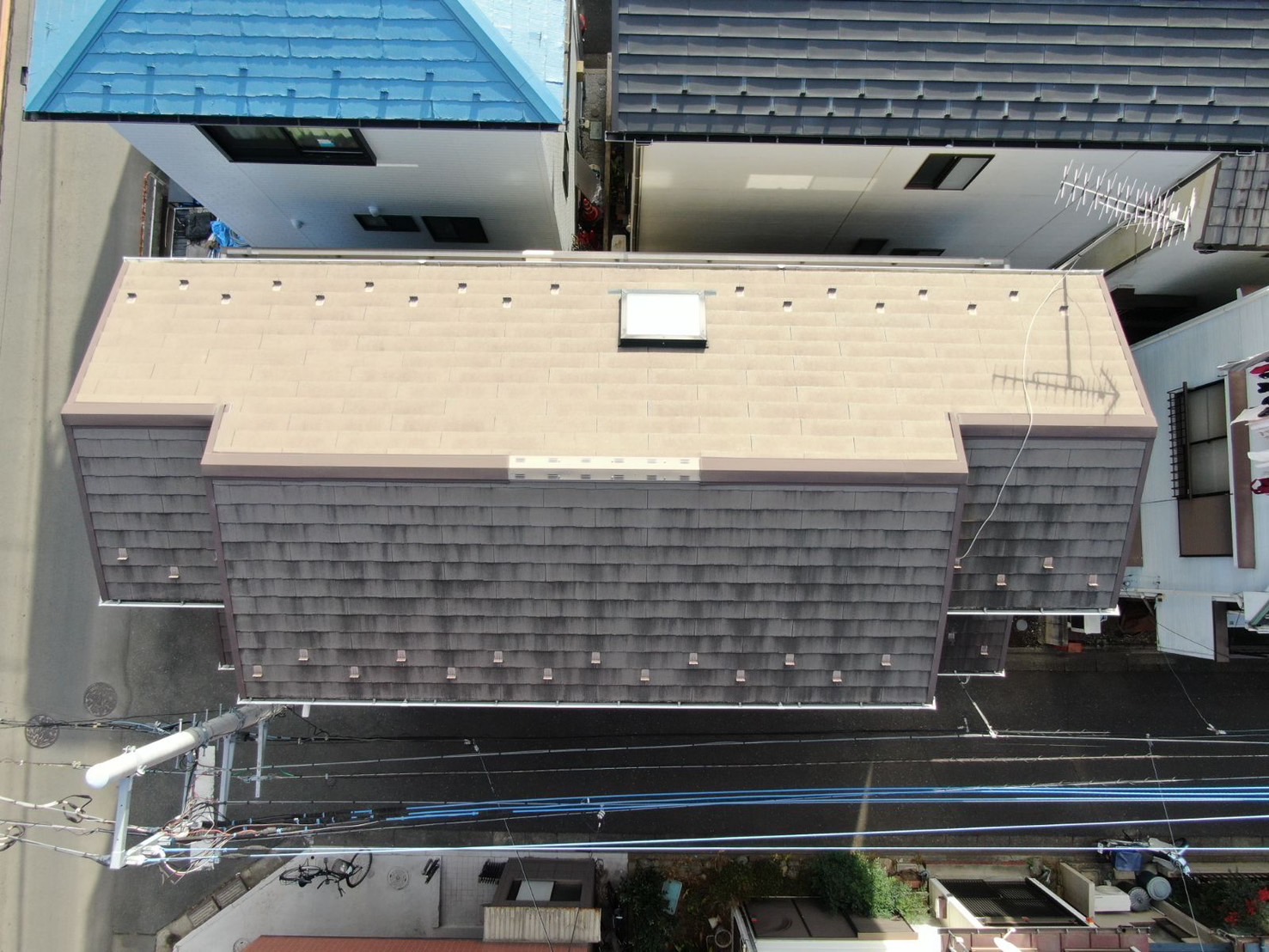 ふじみ野市　M邸　外壁屋根塗装、土間コンクリート工事