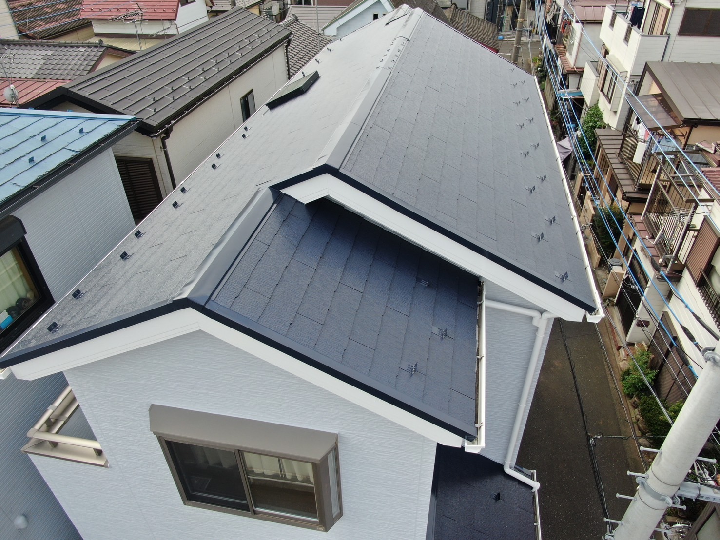 ふじみ野市　M邸　外壁屋根塗装、土間コンクリート工事