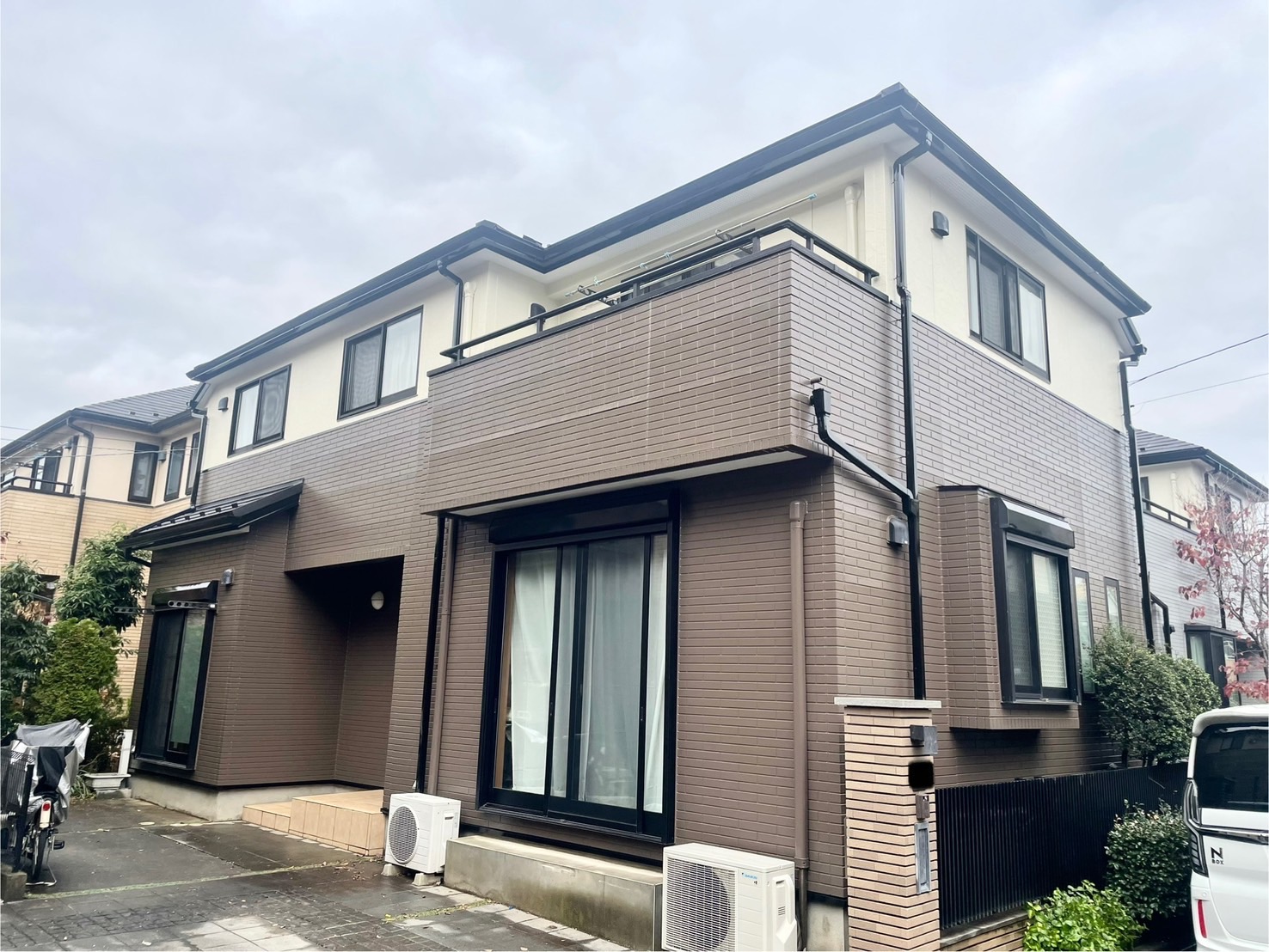 志木市　H邸　外壁塗装、屋根上葺き工事