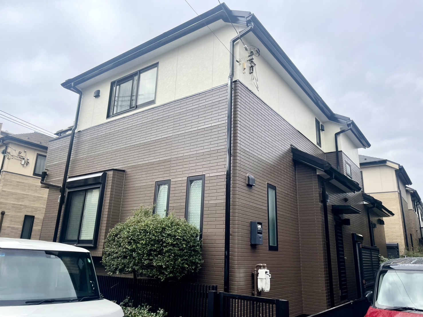 志木市　H邸　外壁塗装、屋根上葺き工事
