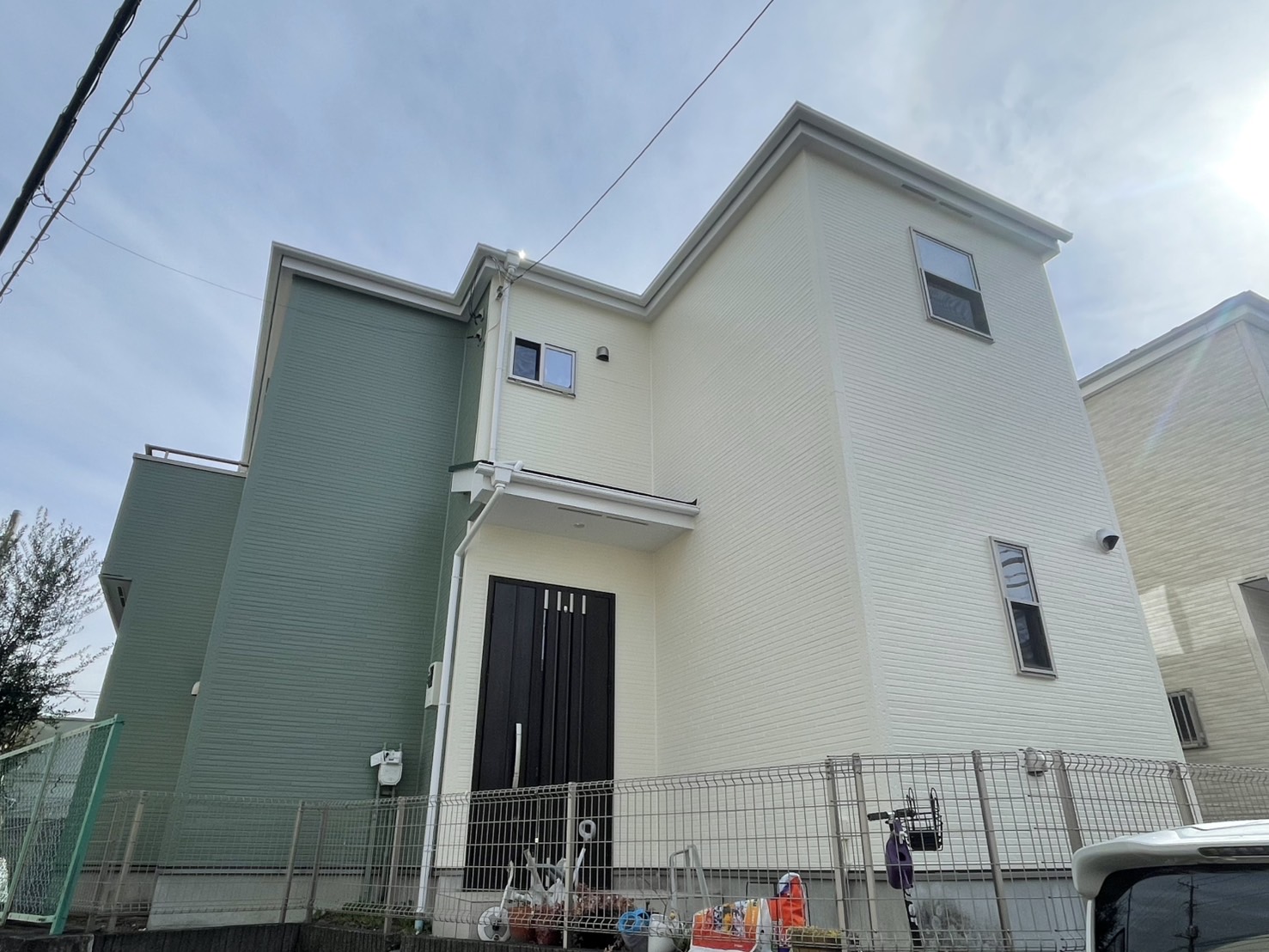 朝霞市　A邸　外壁屋根塗装工事
