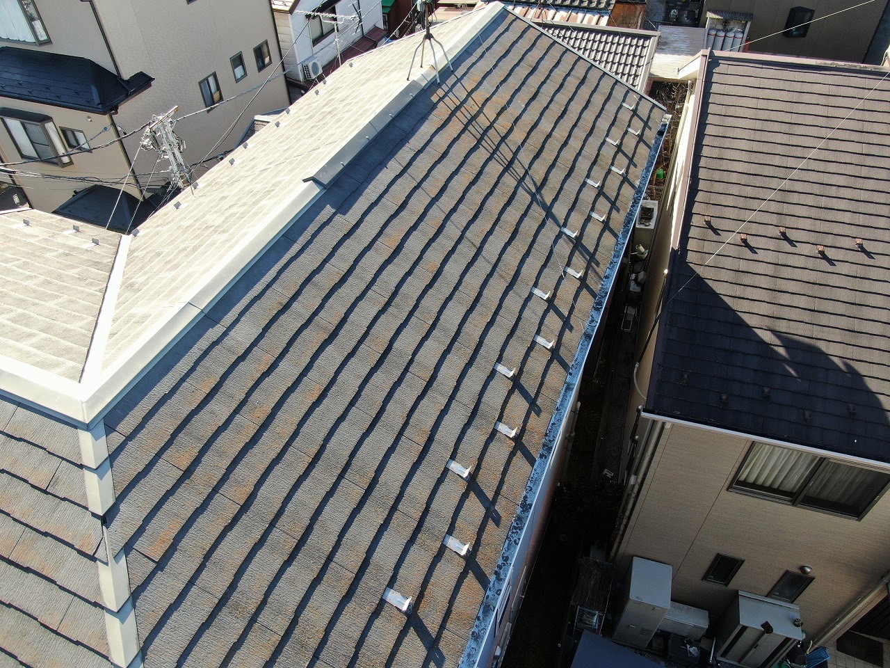 ふじみ野市　O邸　外壁塗装、屋根上葺き工事