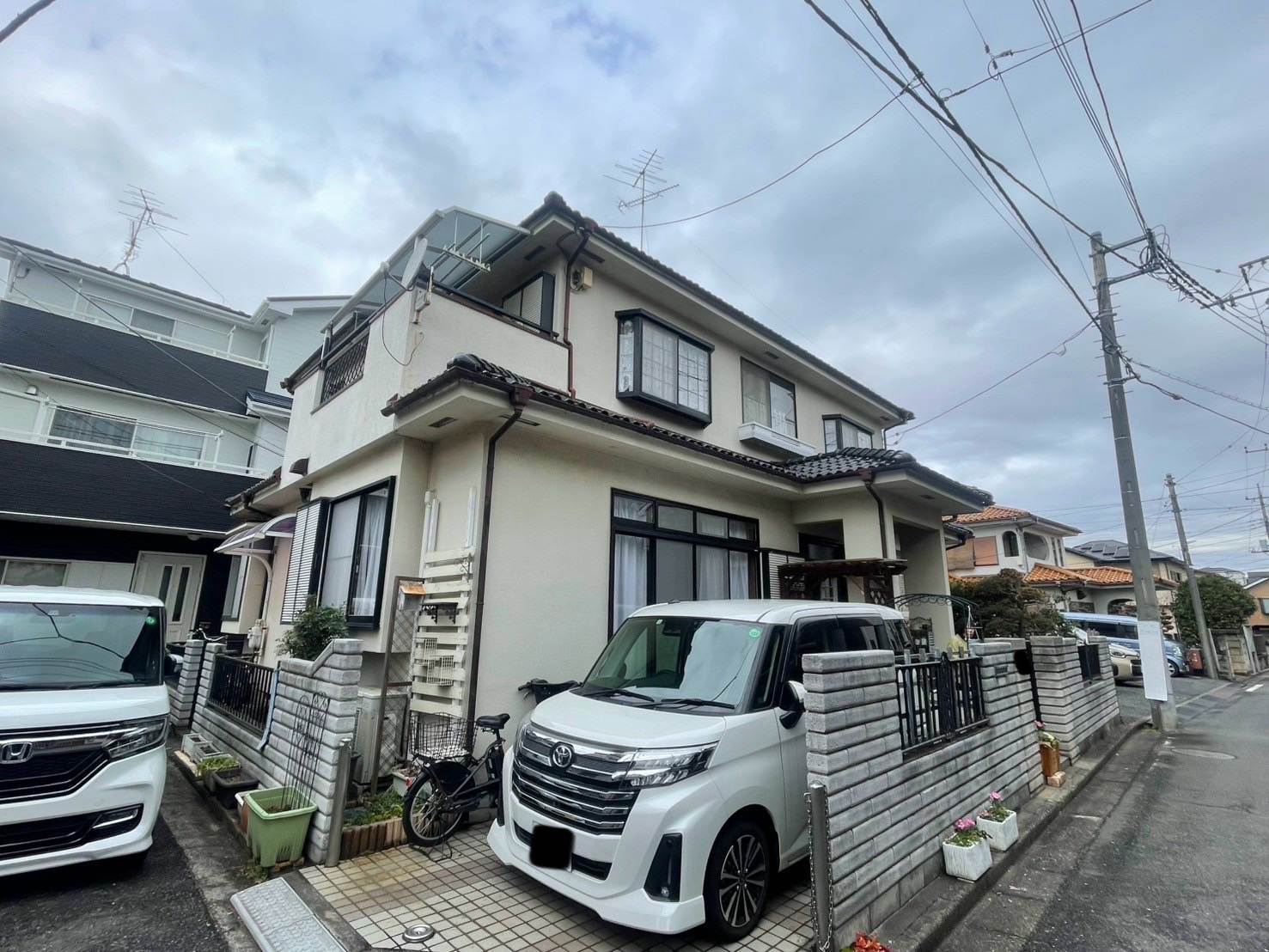 ふじみ野市　O邸　外壁塗装、大屋根棟取直し工事