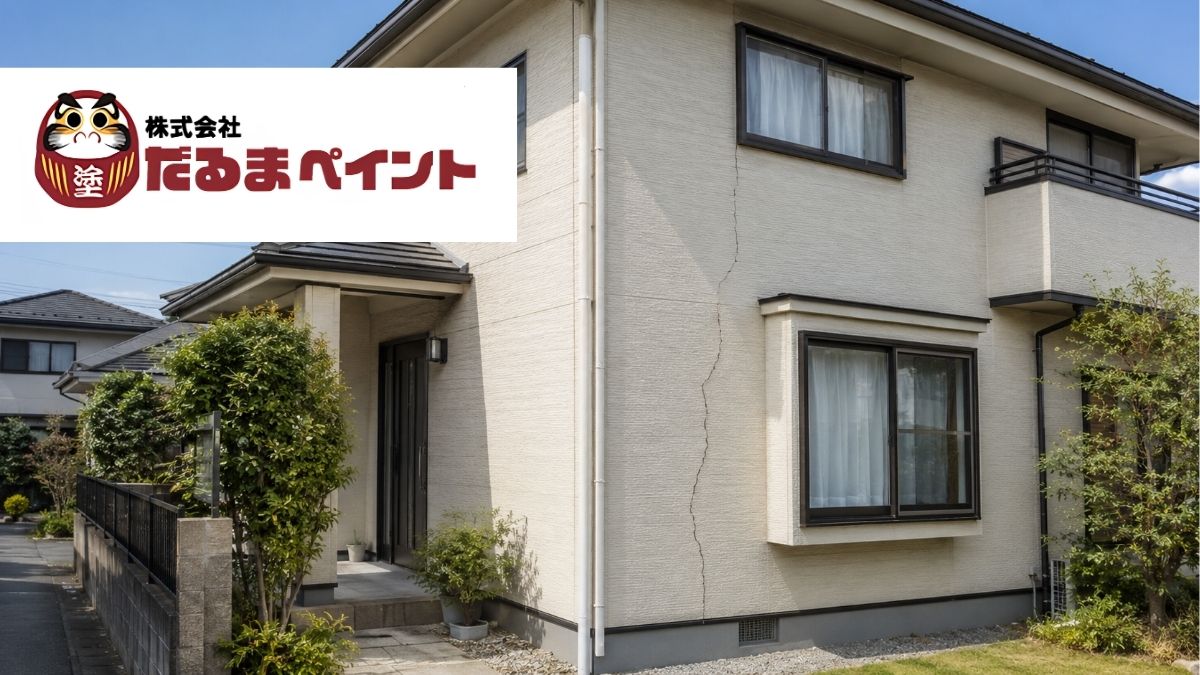 ふじみ野市で外壁のひび割れを補修するには？費用・緊急度・塗装で直せる範囲を解説