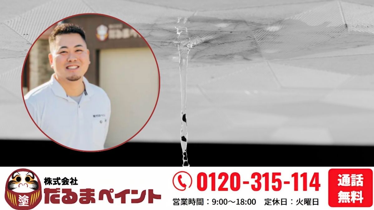 ふじみ野市で雨漏りに迷ったらだるまペイントへ