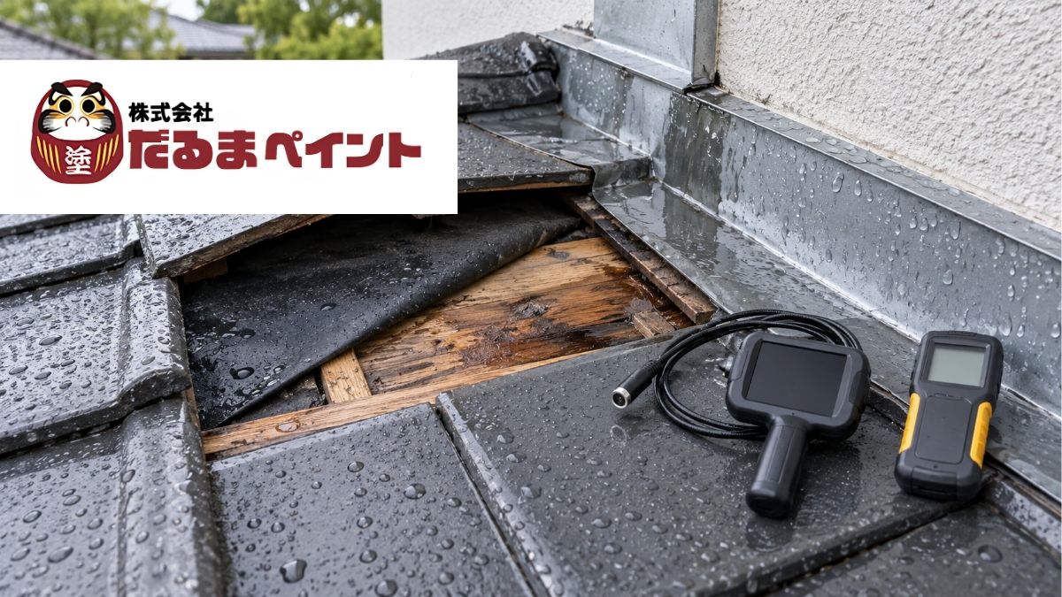 富士見市の外壁塗装・屋根カバー工事事例｜雨漏りが気になるときの工法選び