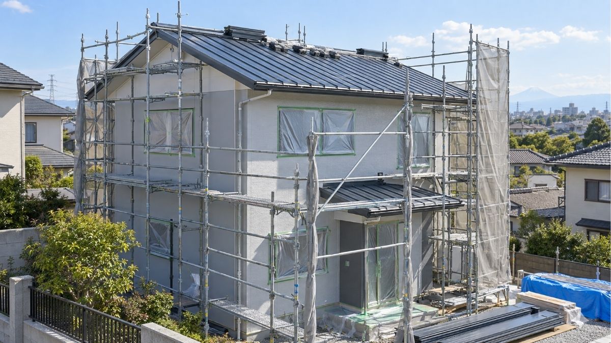外壁塗装と屋根カバー工事を同時に行うときの考え方