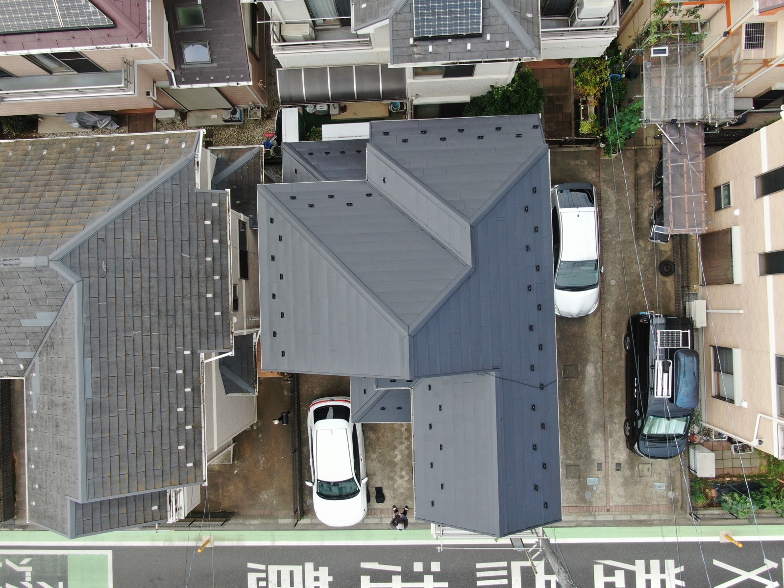 三芳町 K様 外壁塗装屋根上葺き工事